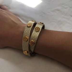 Double wrap Tory Burch bracelet